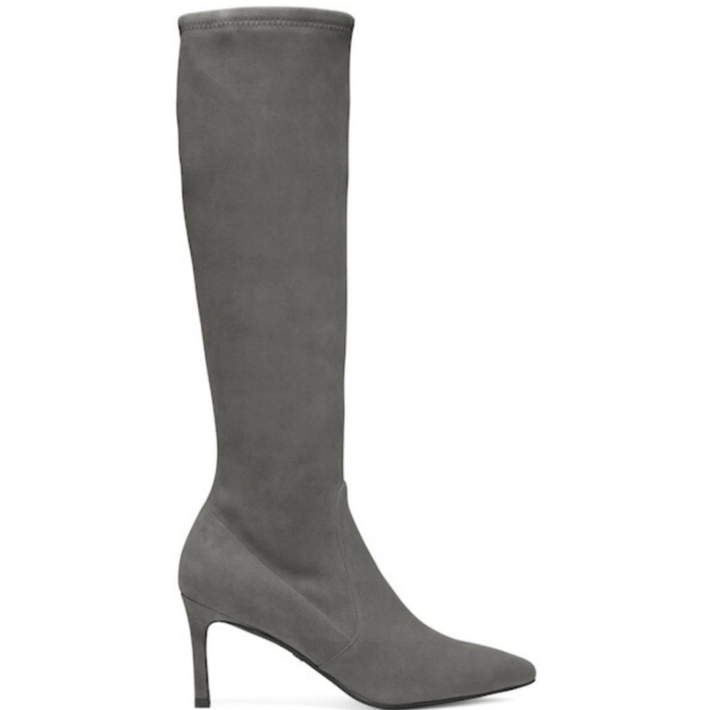 Stuart Weitzman Wanessa Grey Knee High Suede boots 6.5